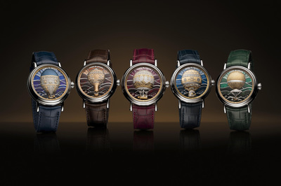 江詩丹頓藝術大師系列熱氣球腕表：空中妙旅